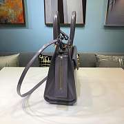 YSL UPTOWN SMALL TOTE IN GRAY - 3