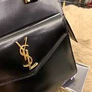 YSL UPTOWN SMALL TOTE IN BLACK - 3