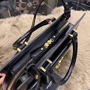 YSL UPTOWN SMALL TOTE IN BLACK - 6