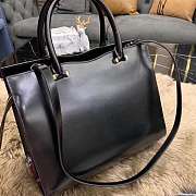 YSL UPTOWN TOTE IN BLACK 31x24x16CM - 5