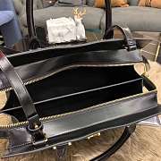 YSL UPTOWN TOTE IN BLACK 31x24x16CM - 4