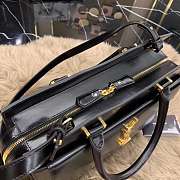 YSL UPTOWN TOTE IN BLACK 31x24x16CM - 3