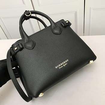 Forubags Burberry The Banner Handbag 26cm Black