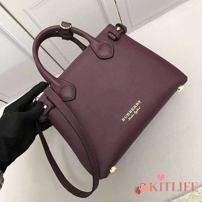 Forubags Burberry The Banner Handbag 26cm Burgundy - 1