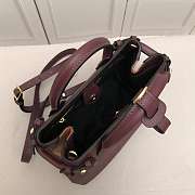 Forubags Burberry The Banner Handbag 26cm Burgundy - 6