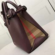Forubags Burberry The Banner Handbag 26cm Burgundy - 4