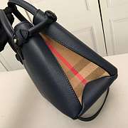 Forubags Burberry The Banner Handbag 26cm Blue - 4