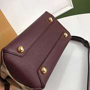 Forubags Burberry The Banner Handbag 22cm Burgundy - 6