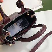 Forubags Burberry The Banner Handbag 22cm Burgundy - 5