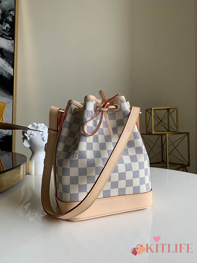 LV NOÉ BB N41220 Damier Azur coated canvas - 1