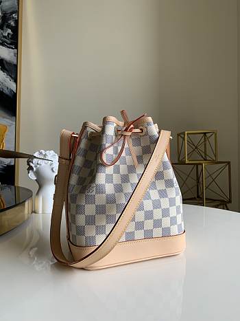 LV NOÉ BB N41220 Damier Azur coated canvas