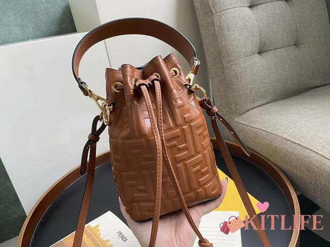 Forubags5 Fendi Mon Tresor Bucket Bag 12-18-10cm - 1
