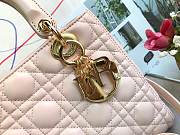 Forubags Lady Dior Pink size:24*20*11cm - 4