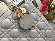 Forubags Lady Dior Grey size:24*20*11cm - 4