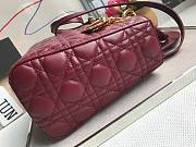Forubags Lady Dior Burgundy size:24*20*11cm - 3