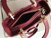 Forubags Lady Dior Burgundy size:24*20*11cm - 5