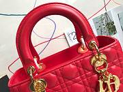 Forubags Lady Dior Red size:24*20*11cm - 3