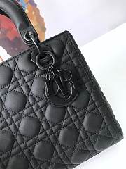 Forubags Lady Dior All Black size:24*20*11cm - 6