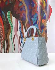 Forubags Lady Dior Blue size:24*20*11cm - 4