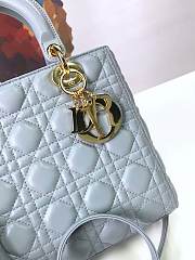 Forubags Lady Dior Blue size:24*20*11cm - 3