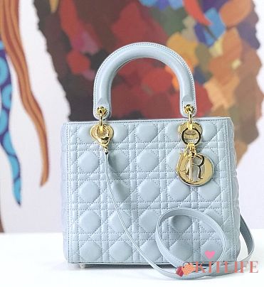 Forubags Lady Dior Blue size:24*20*11cm - 1