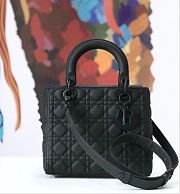 Forubags Lady Dior All Black size:24*20*11cm - 1