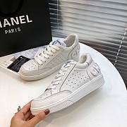 Chanel White Sneakers - 5