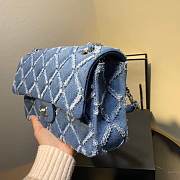 Chanel Gabrielle CF Flap 2020 Spring Blue - 2