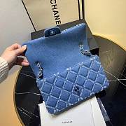 Chanel Gabrielle CF Flap 2020 Spring Blue - 5