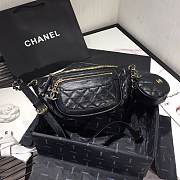 Chanel Pocket Black Waist Bag AS1077  - 5