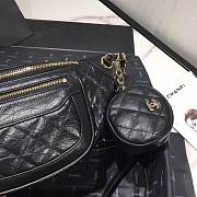 Chanel Pocket Black Waist Bag AS1077  - 2