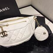 Chanel Pocket White Waist Bag AS1077 - 4