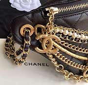 Chanel Black Lambskin Leather Waist Bag  - 4