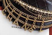 Chanel Black Lambskin Leather Waist Bag  - 6