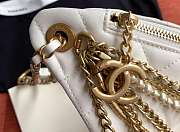 Chanel White Lambskin Leather Waist Bag - 2