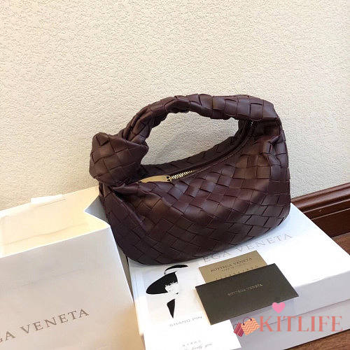 BOTTEGA VENETA THE MINI JODIE DARK RED - 1