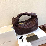 BOTTEGA VENETA THE MINI JODIE DARK RED - 1