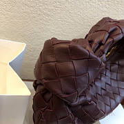 BOTTEGA VENETA THE MINI JODIE DARK RED - 5