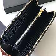 YSL Caviar Leather Black Wallet In Gold Hardware - 2