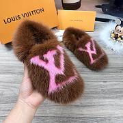Forubags LV Fur Slippers In Brown - 2