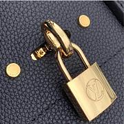 Louis vuitton Taurillon calfskin leather City steamer MM tote bag Black M53015 - 5