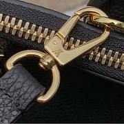 Louis vuitton Taurillon calfskin leather City steamer MM tote bag Black M53015 - 6
