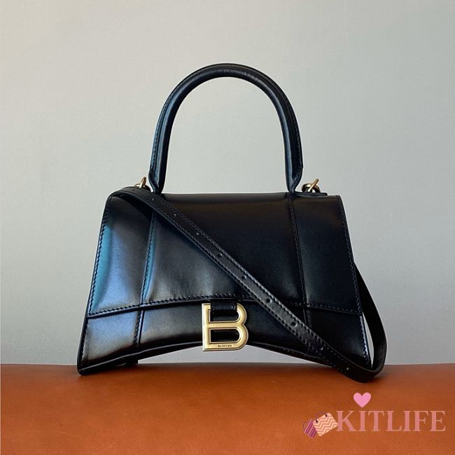 Balenciaga Hourglass S tote bag Black  - 1