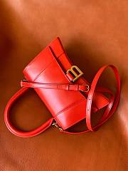 Balenciaga Hourglass S tote bag Red - 3