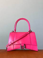 Balenciaga Hourglass S tote bag Rose Red - 3