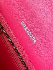 Balenciaga Hourglass S tote bag Rose Red - 5