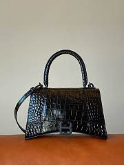 Balenciaga Hourglass S Black tote bag  - 2