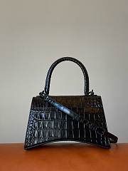 Balenciaga Hourglass S Black tote bag  - 4