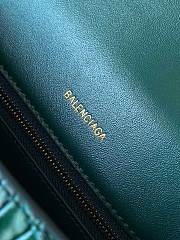 Balenciaga Hourglass S Green tote bag - 5