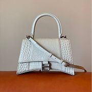 Balenciaga Hourglass S Gream White tote bag - 1
